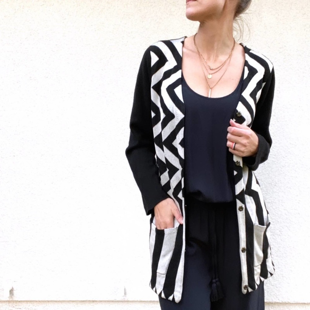 Opening Ceremony long stripe cardigan small